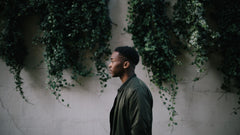 African American man walking