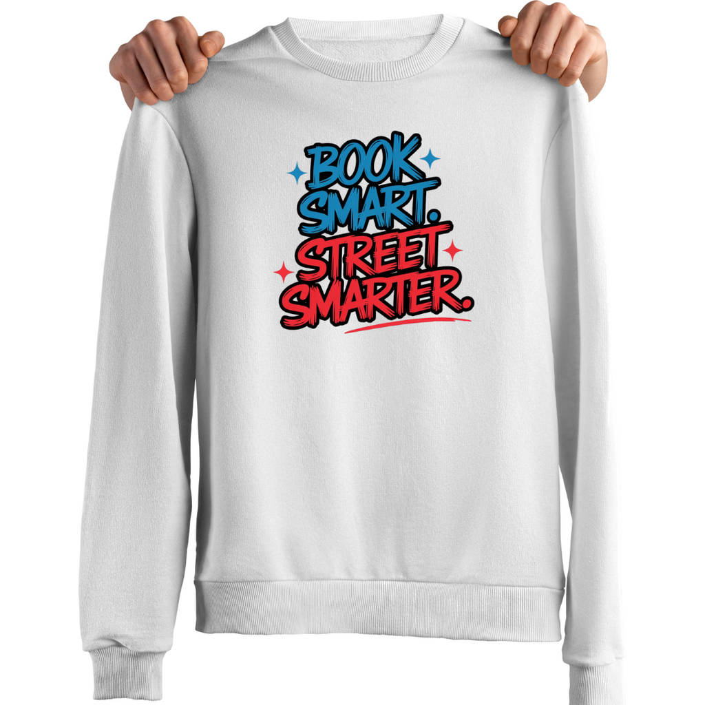 Book Smart Street Smarter T-Shirt Sublimation Transfers
