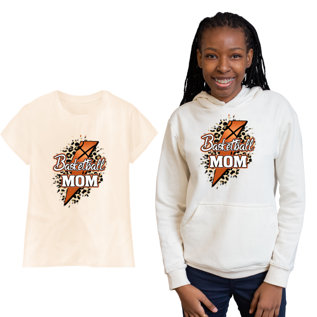 Basketball Mom T-Shirt Sublimation Transfers