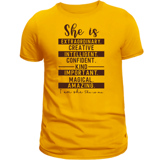 She Is Screen Print Transfer