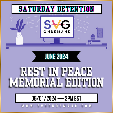 R.I.P. Memorial Edition: Craft with Care