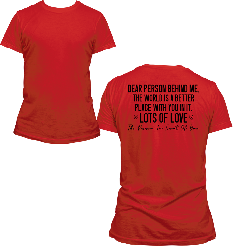 Dear Person Screen Print Transfer