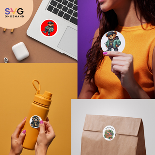Custom Vinyl Stickers – High-Quality Gloss Finish
