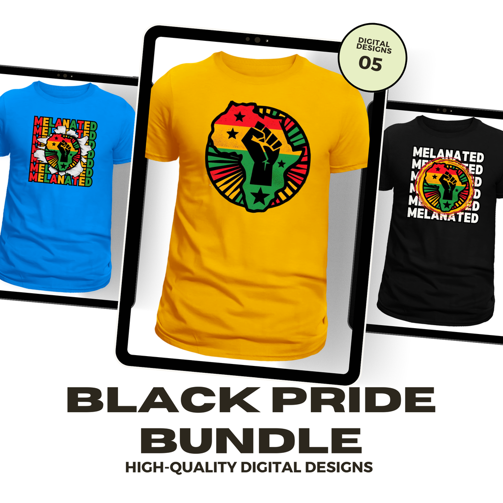 BLACK PRIDE PNG BUNDLE