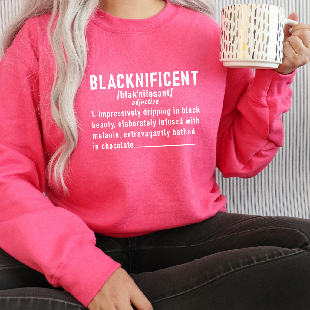 Blacknificent Screen Print Transfer