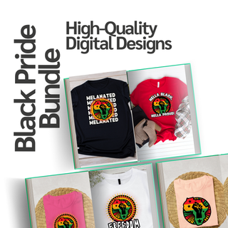 BLACK PRIDE PNG BUNDLE