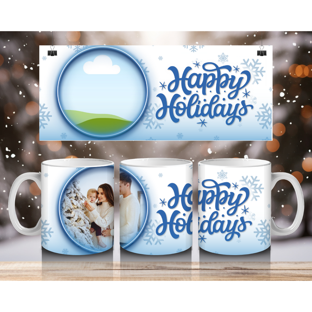 Christmas Custom Mug Canva Template