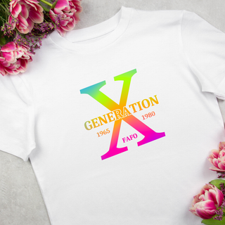 Generation X T-Shirt Sublimation Transfers