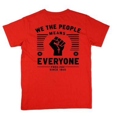 We The People  Screen Print Transfer