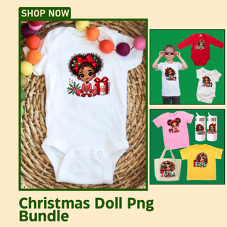 Christmas Doll Png Bundle