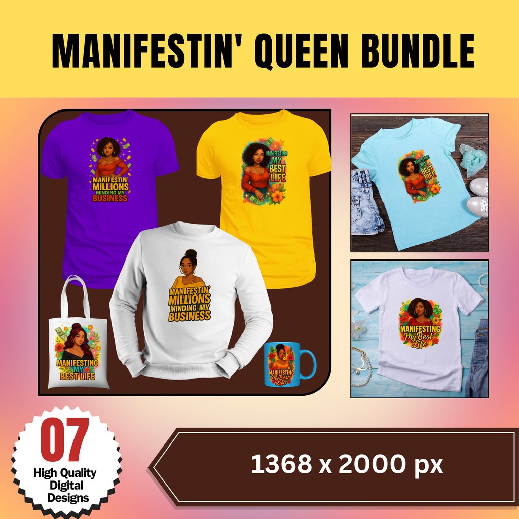 Manifestin' Queen Digital Bundle