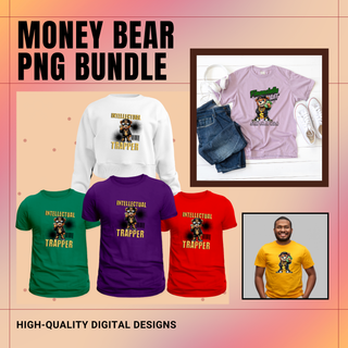 Money Bear Png Bundle