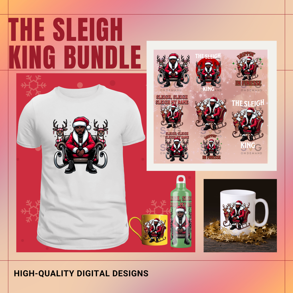 The Sleigh King Png Bundle