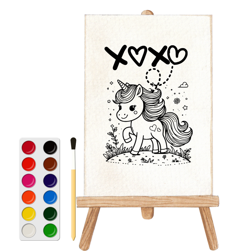 Unicorn xoxo Screen Print Transfer