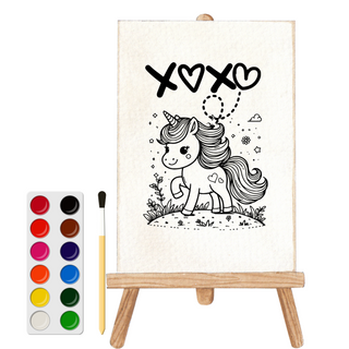 Unicorn xoxo Screen Print Transfer