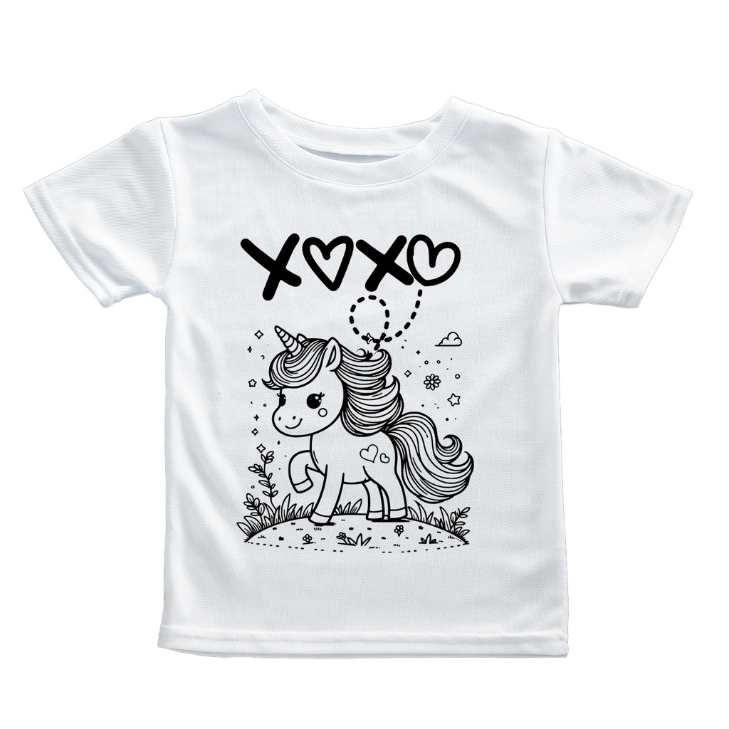 Unicorn xoxo Screen Print Transfer