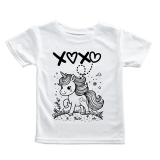 Unicorn xoxo Screen Print Transfer