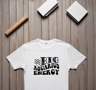 Aquarius screen print transfer