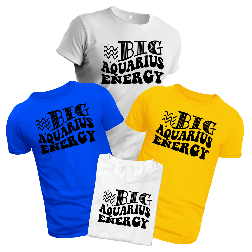 Aquarius screen print transfer