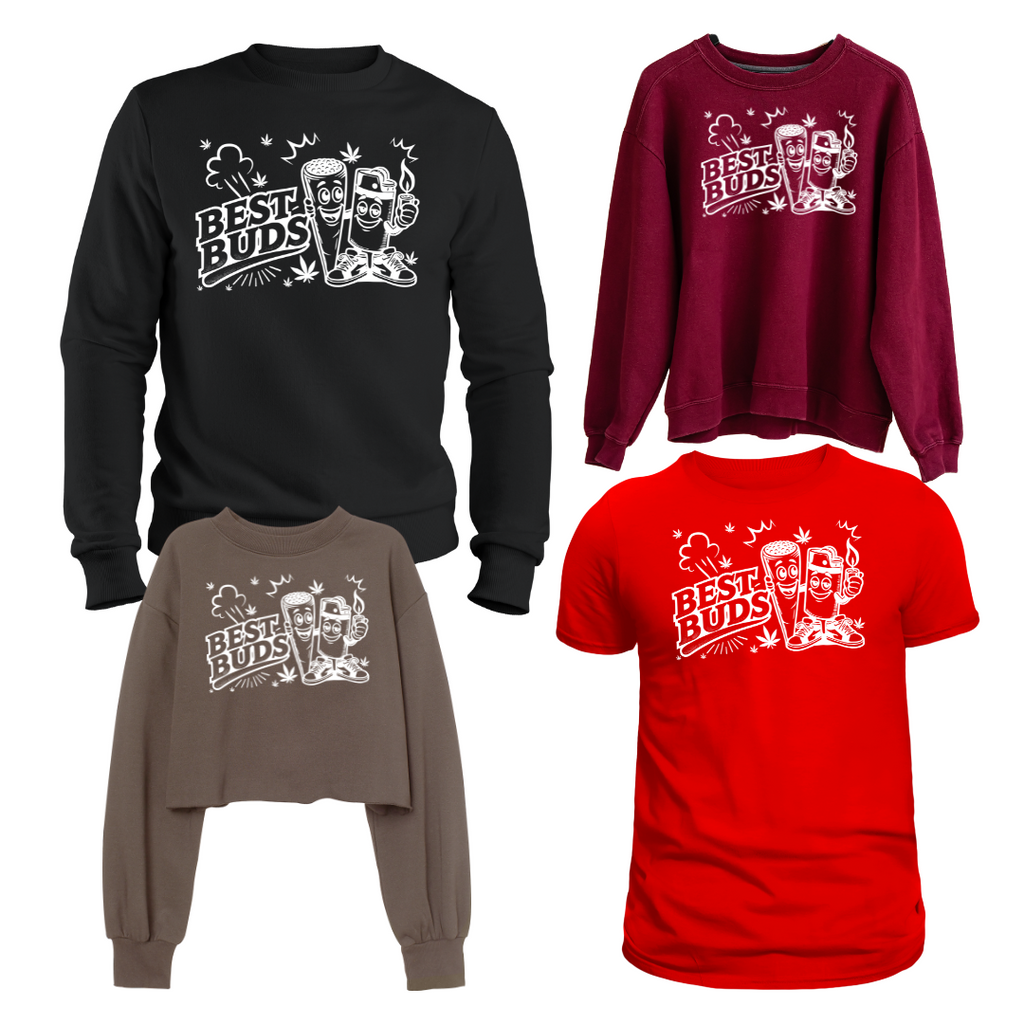 Best Buds Screen Print Transfer