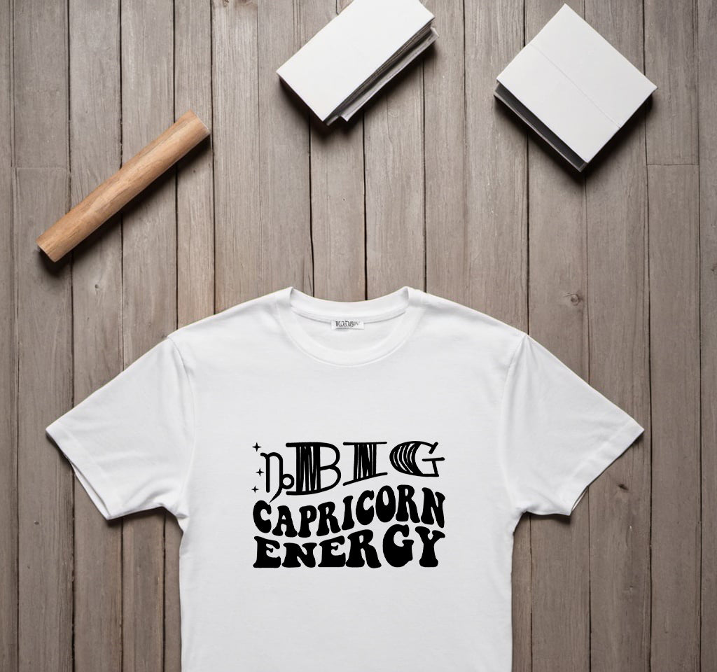 Capricorn screen print transfer