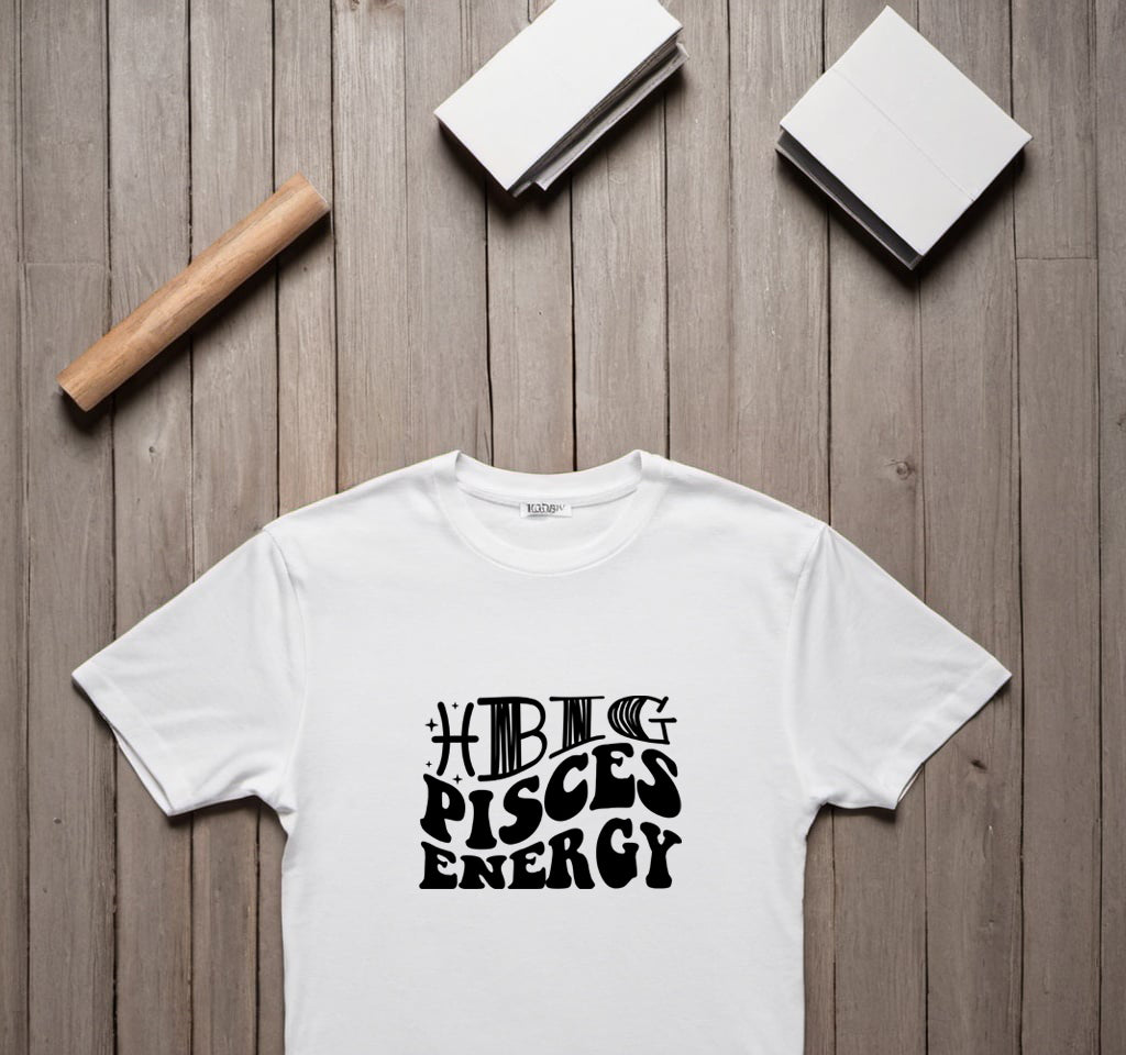 Pisces screen print transfer