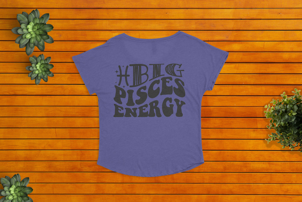 Pisces screen print transfer