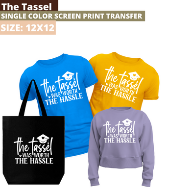 The Tassel Screen Print Transfer