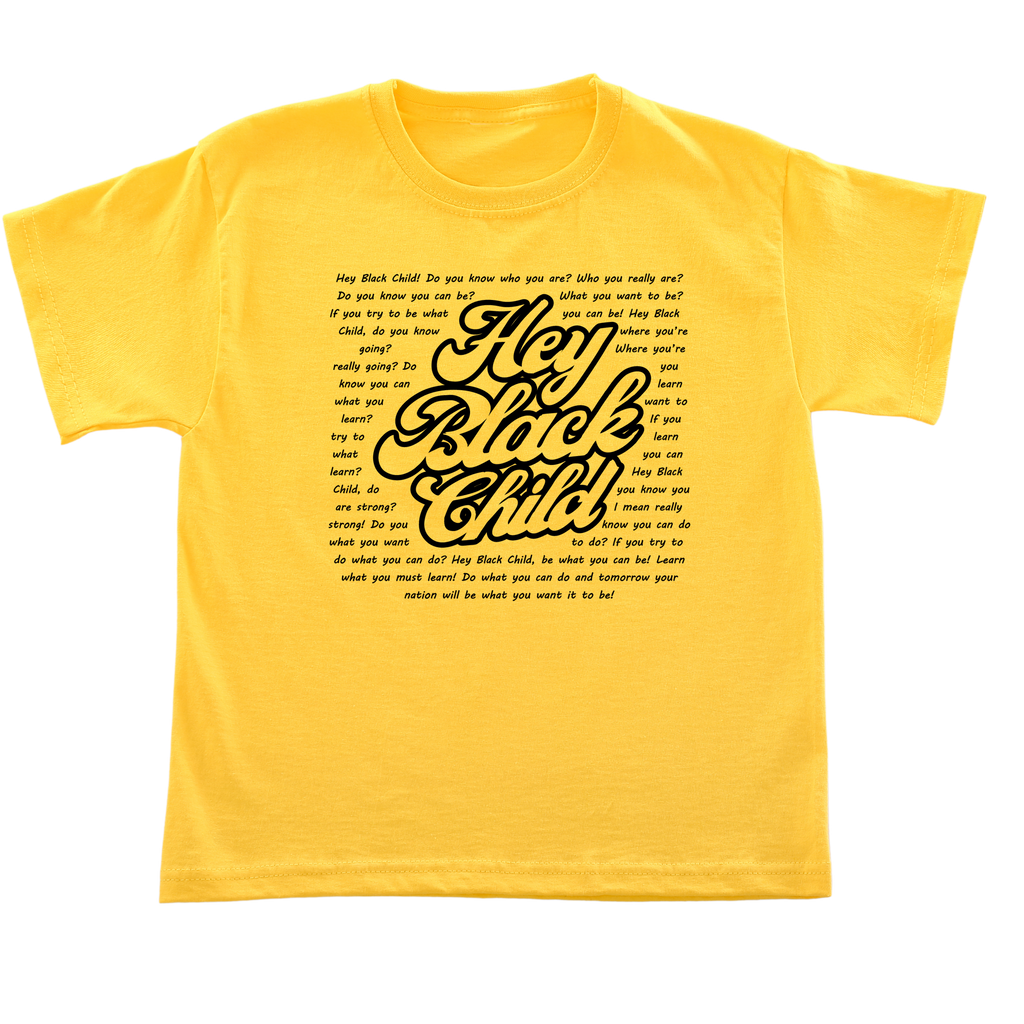 Hey Black Child Screen Print Transfer