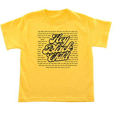 Hey Black Child Screen Print Transfer