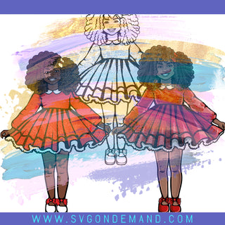 Afro Christmas Princess
