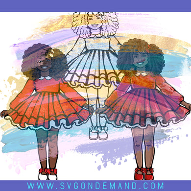 Afro Christmas Princess