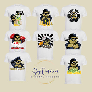 BIG BANK BEAR PNG BUNDLE