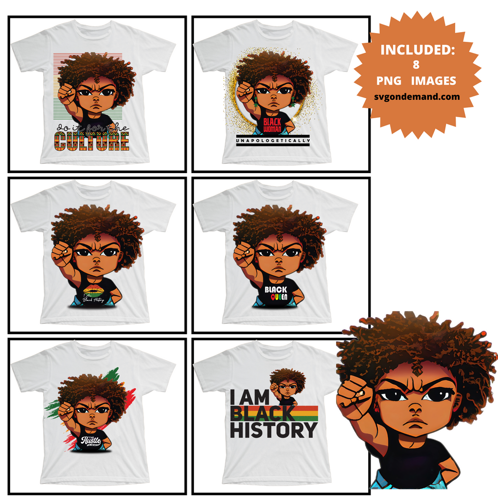 Black History Month Png Bundle
