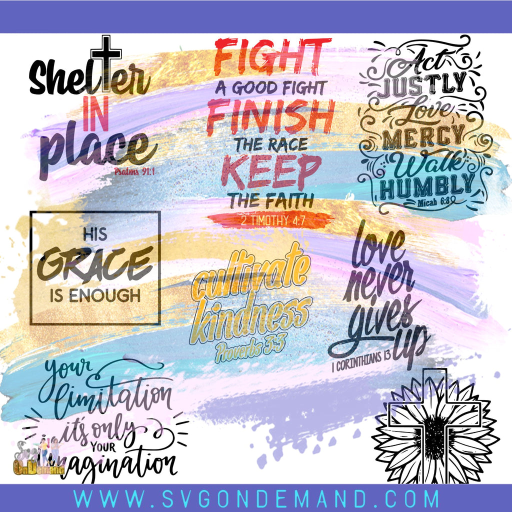 Faith T-Shirt Quote Bundle 1