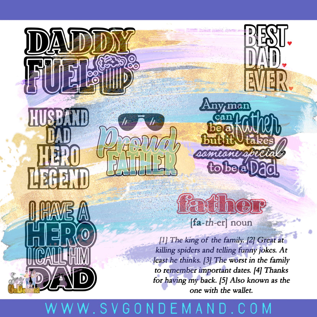 FATHER QUOTE BUNDLE WM