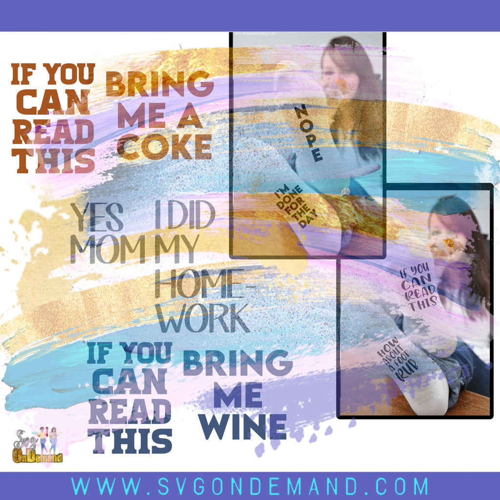 FUNNY SOCK QUOTE BUNDLEWM