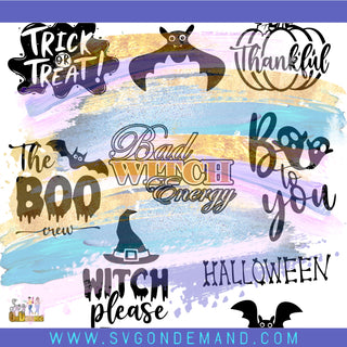 HALLOWEEN SIMPLE CUT BUNDLE WM