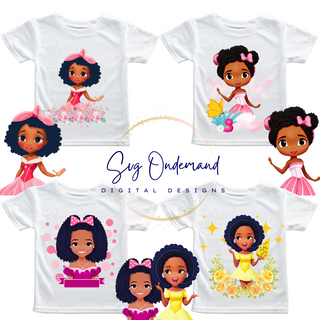 Melanin Princes Bundle PNG