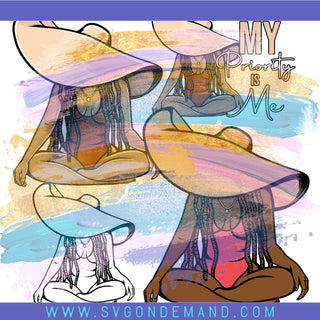 Ms. Summer Time Fine with locs wm