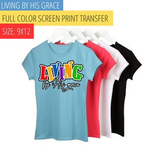 Pride screen print transfer