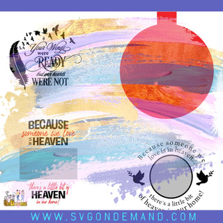 TRANSPARENCY MEMORIAL ORNAMENT TEMPLATE AND DESIGN BUNDLE