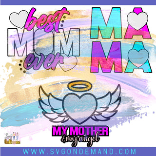 WM MOTHERS DAY PHOTO TEMPLATE BUNDLE