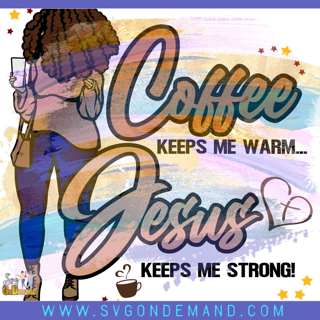 wm COFFEE AND JESUS FULL DESIGN SVG