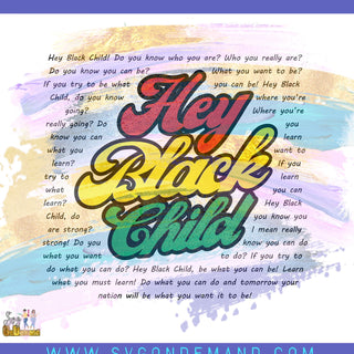 wm hey black child svg