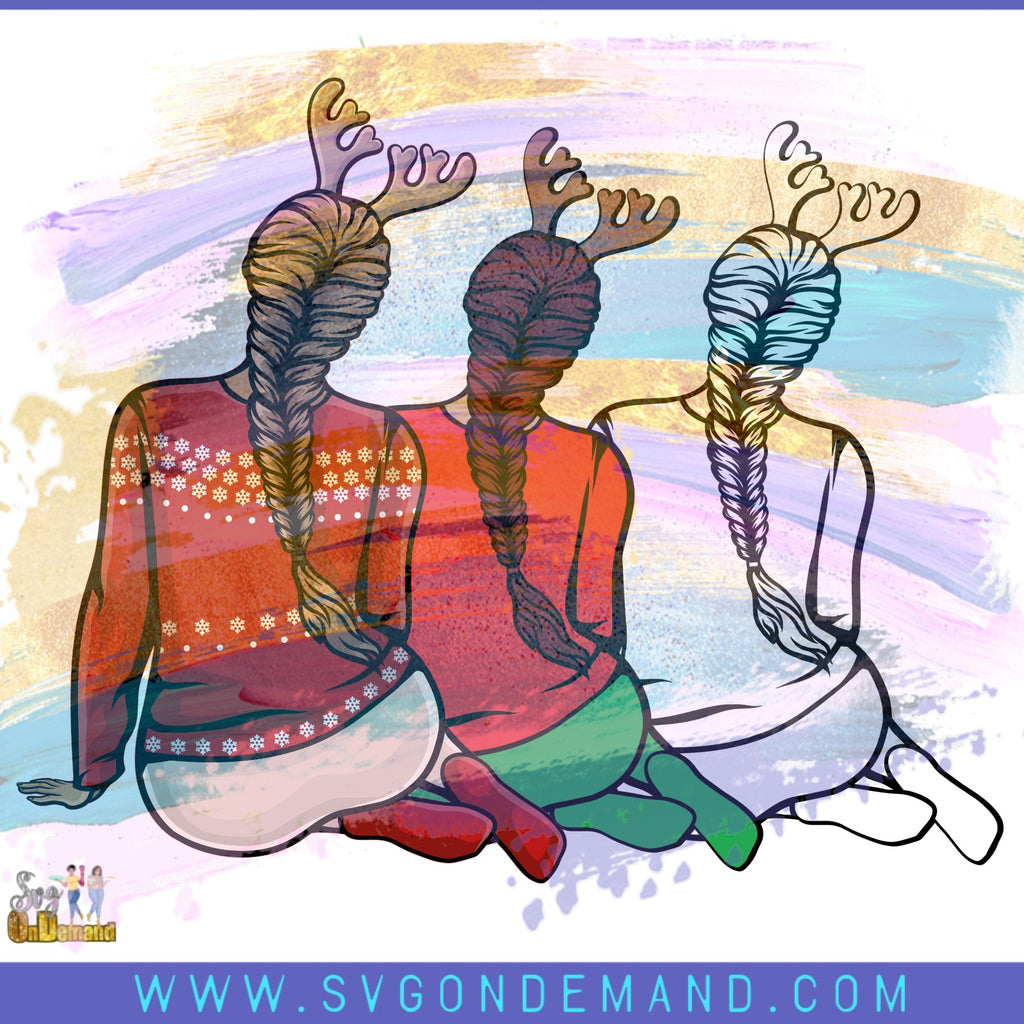 wm lady reindeer - braid