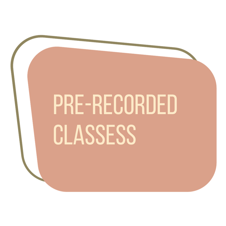 Pre-Recorded Classess