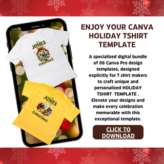 Holiday Tshirt Canva Template