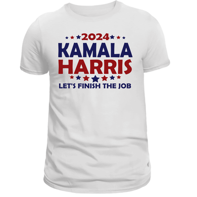 2024 kamala  Harris Lets finish the Job Screen Print Transfer