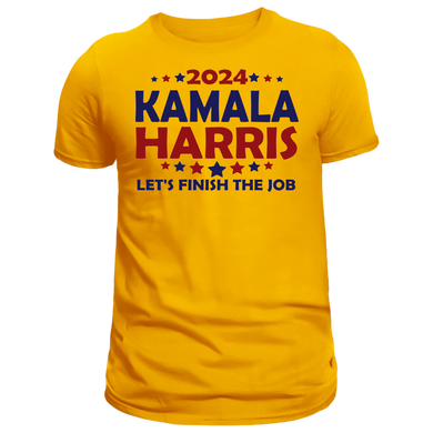 2024 kamala  Harris Lets finish the Job Screen Print Transfer